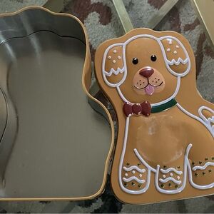 Vibrant Life Dog Treat Tin - Brown